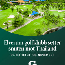 Golftur til Thailand 29 oktober – 14 november.